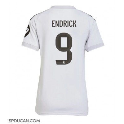 Zenski Nogometni Dres Real Madrid Endrick #9 Domaci 2025-26 Kratak Rukav Zenski Nogometni Dres Real Madrid Endrick #9 Domaci 2025-26 Kratak Rukav